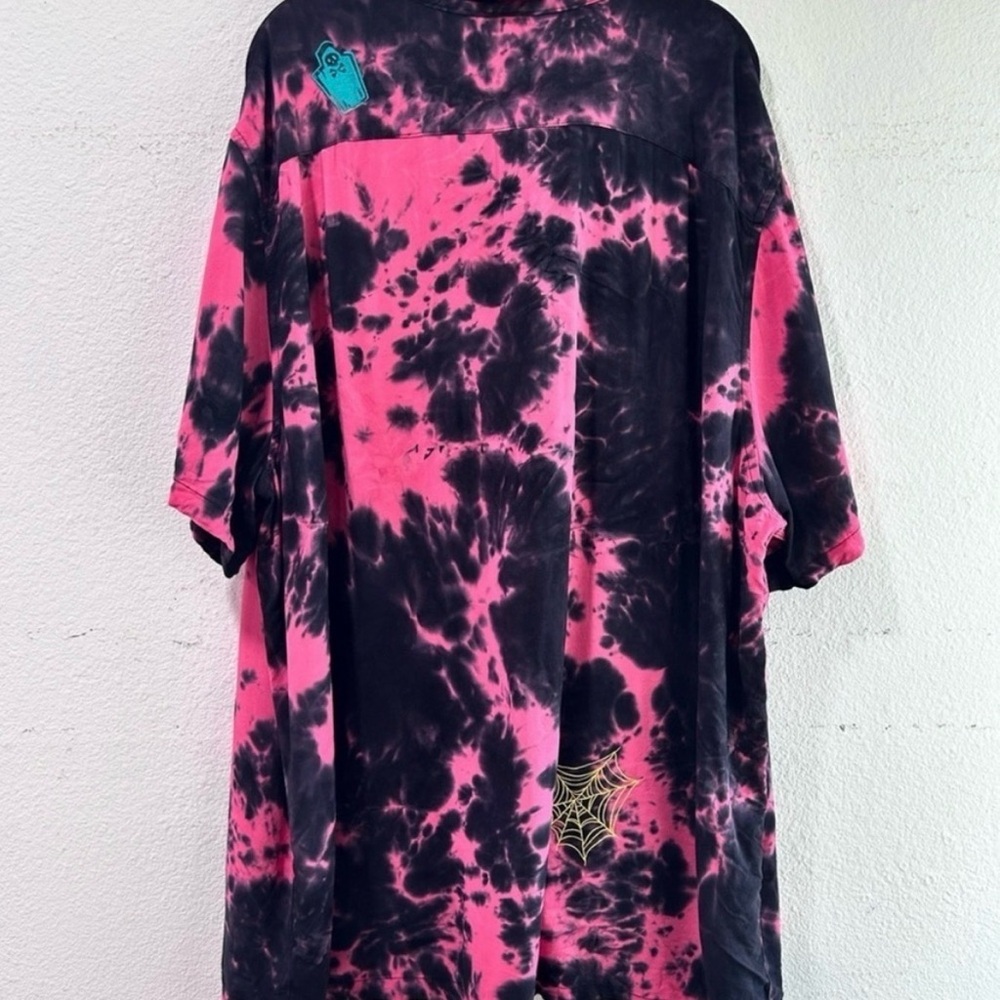 Disney Pink and Black Tie-Dye Shirt - Picture 2 of 15